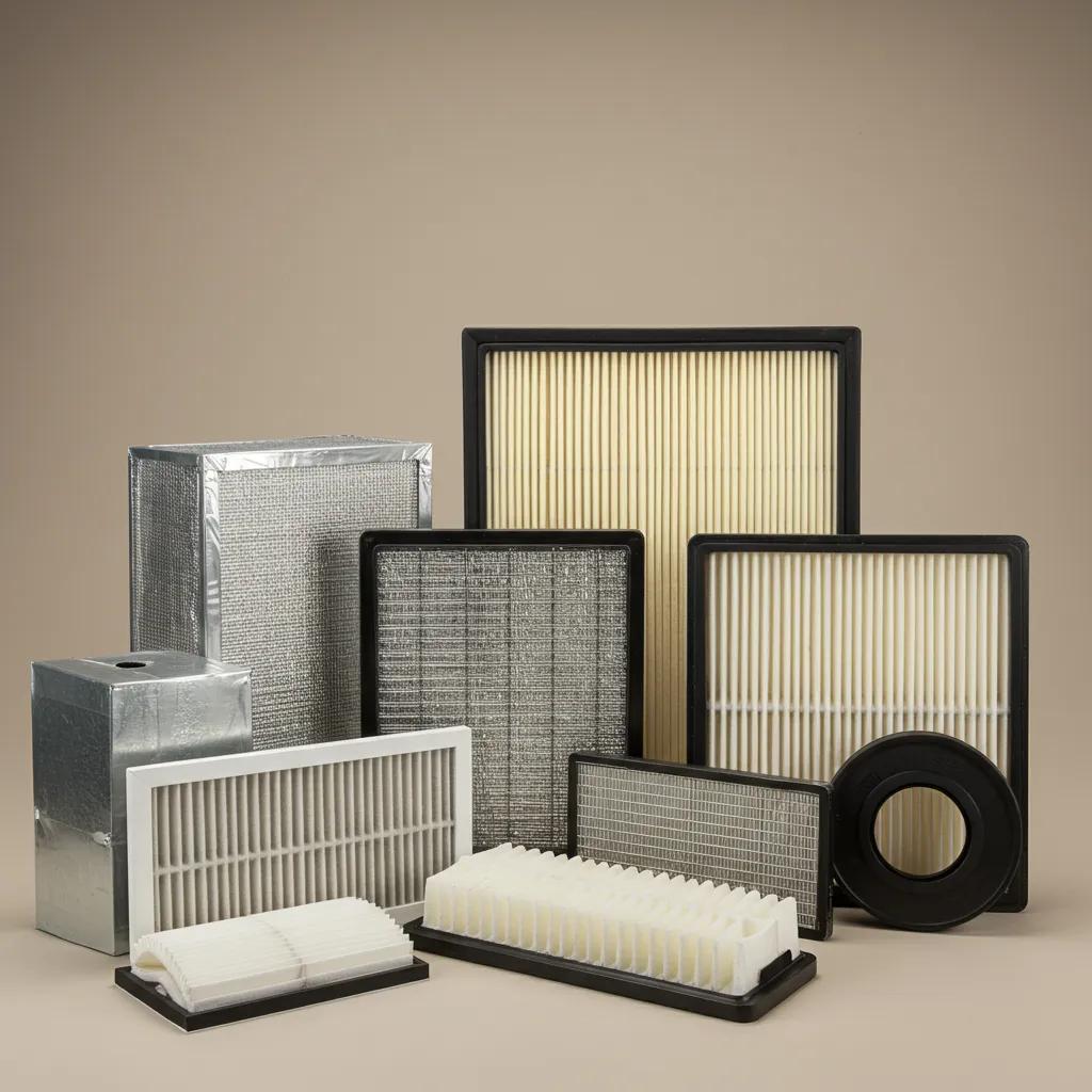 Comparison of various HVAC air filters, highlighting their unique features and advantages