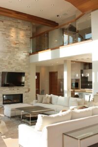 Inviting Calgary home interior showing energy-efficient design and comfort