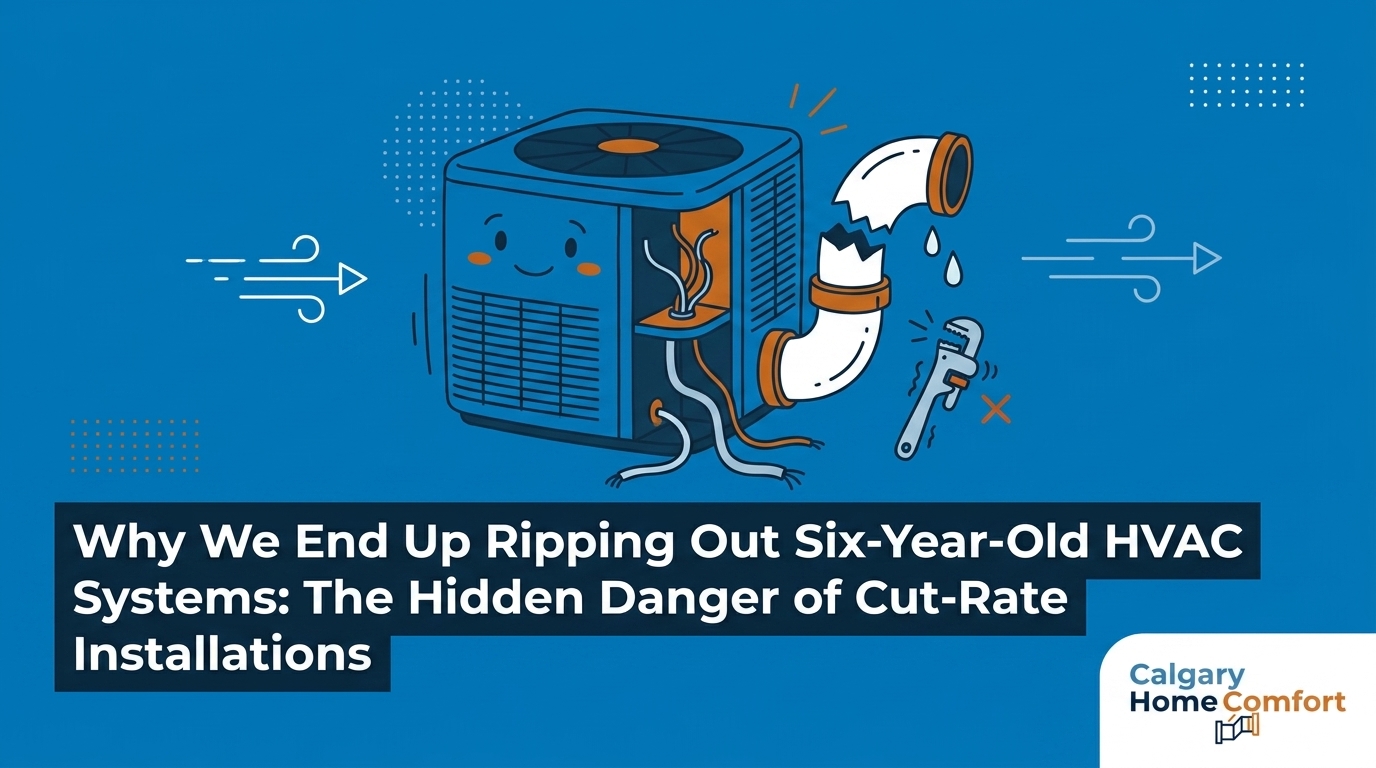 HVAC Blogs 13 Why We End Up Ripping Out Six-Year-Old HVAC Systems: The Hidden Danger of Cut-Rate Installations — featured image