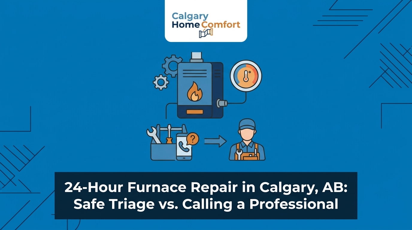 HVAC Blogs 22 24-Hour Furnace Repair in Calgary, AB: Safe Triage vs. Calling a Professional — featured image